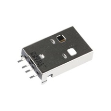 【48037-1000】Molex USBコネクタ A タイプ、オス 表面実装 48037-1000