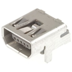 【56579-0519】Molex USBコネクタ Micro AB タイプ、メス スルーホール 56579-0519