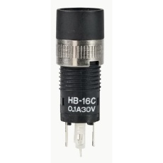 【HB16CKW01】押しボタンスイッチ、On-On、フロントパネル、単極双投(SPDT)、HB16CKW01