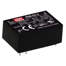 【IRM-02-5】Mean Well スイッチング電源 5V dc 400mA 2W IRM-02-5