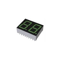 【LBP-602MA2】ローム LEDディスプレイ、2桁、緑、LED、7セグメント、LBP-602MA2
