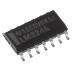 【LM324AD】オペアンプ、表面実装、4回路、±2電源、単一電源