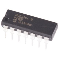 【MCP3204-BI/P】Microchip A/Dコンバータ、12ビット、ADC数:4、100ksps、MCP3204-BI/P