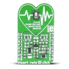 【MIKROE-2510】MikroElektronika 心拍数センサ Heart-Rate 4 ClickmikroBus Clickボード MAX30101 MIKROE-2510