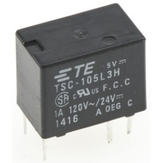 【TSC-105L3H000】リレー 5V dc、1c接点 基板実装タイプ