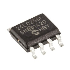 【24LC256-I/SN】マイクロチップ、シリアルEEPROM 256kbit シリアル-I2C