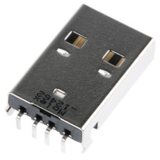【48037-0001】Molex USBコネクタ A タイプ、オス スルーホール 48037-0001