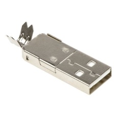 【A-USBPA-N】ASSMANN WSW USBコネクタ A タイプ、オス ケーブルマウント A-USBPA-N