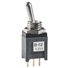 【B12A1P】NKK Switches トグルスイッチ、SPDT、PCB、ラッチ、B12A1P
