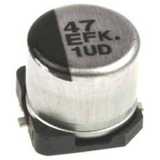【EEEFK1E470P】アルミニウム電解コンデンサ(47μF/25V)