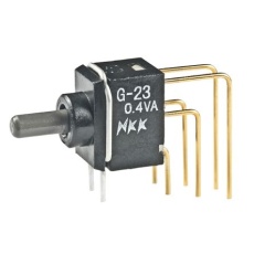 【G23AV】NKK Switches トグルスイッチ、DPDT、スルーホール実装、On-Off-On、G23AV