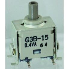 【G3B-15AH】NKK Switches 押しボタンスイッチ、モーメンタリ、PCB、単極双投(SPDT)、G3B-15AH