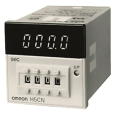 【H5CN-YCN-AC100-240】Omron デジタルタイマ H5CN オンディレー シングル動作 100 → 240、24 V ac