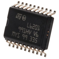【L6201】STMicroelectronics モータドライバIC、20-Pin SOIC ブラシ付きDC