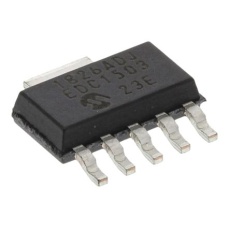 【MCP1826T-ADJE/DC】Microchip 電圧レギュレータ 低ドロップアウト電圧 0.8 → 5 V、5+Tab-Pin、MCP1826T-ADJE/DC