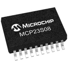 【MCP23S08-E/SS】マイクロチップ、I/Oエキスパンダ 8、SPI SSOP