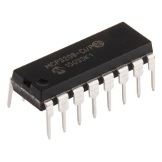 【MCP3208-CI/P】Microchip A/Dコンバータ、12ビット、ADC数:8、100ksps、MCP3208-CI/P