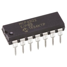 【MCP4922-E/P】12ビット D/Aコンバータ Microchip