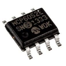 【MCP6052-E/SN】Microchip オペアンプ、表面実装、2回路、単一電源、MCP6052-E/SN
