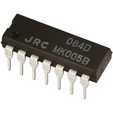 【NJM2060D】日清紡マイクロデバイス オペアンプ、スルーホール、4回路、デュアル電源、NJM2060D