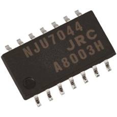 【NJU7034M】日清紡マイクロデバイス オペアンプ、表面実装、4回路、単一電源、NJU7034M