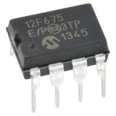 【PIC12F675-E/P】Microchip マイコン、8-Pin PDIP PIC12F675-E/P