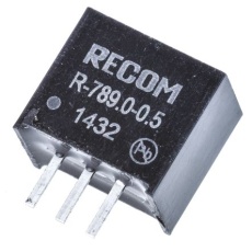【R-789.0-0.5】Recom スイッチングレギュレータ、定格:2.5W
