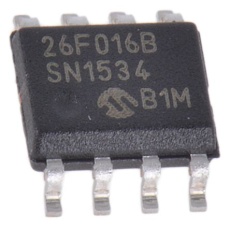 【SST26VF016B-104I/SN】マイクロチップ、フラッシュメモリ 16Mbit クワッドSPI、8-Pin、SST26VF016B-104I/SN