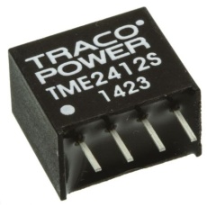 【TME-2412S】TRACOPOWER DC-DCコンバータ Vout:12V dc 21.6 → 26.4 V dc、1W、TME 2412S