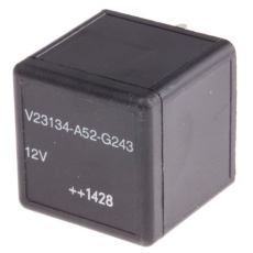 【V23134A0052G243】TE Connectivity 車載リレー 12V dc、1c接点 基板実装タイプ