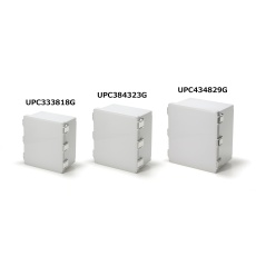 【UPC333818G】UPC型高防水型 開閉式ポリカーボネートボックス