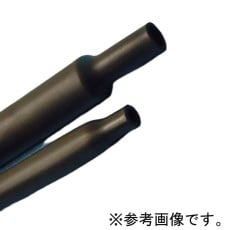 【VL-6.4-500MM】200度耐熱熱収縮チューブ(50cm、6.4φ、黒)