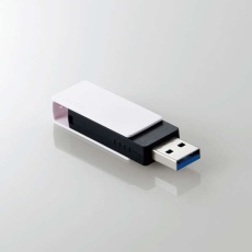 【MF-RMU3B064GWH】キャップ回転式USBメモリ(ホワイト)