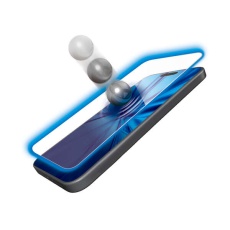 【PM-A23AFLGZBL】iPhone 15 ガラスフィルム SHOCKPROOF 高透明 ブルーライトカット