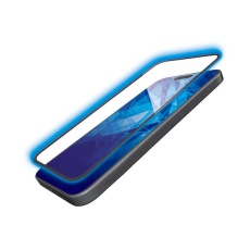 【PM-A23AFLKGGBL】iPhone 15 ガラスフィルム カバー率99% 高透明 ブルーライトカット