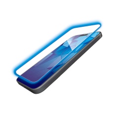 【PM-A23CFLGHBL】iPhone 15 Pro ガラスフィルム 超強靱 高透明 ブルーライトカット