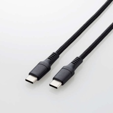 【MPA-CC5PS10BK】USB2.0ケーブル(USB Type-C - USB Type-C/100W対応/高耐久) 1.0m
