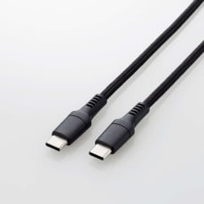 【MPA-CC5PS15BK】USB2.0ケーブル(USB Type-C - USB Type-C/100W対応/高耐久) 1.5m
