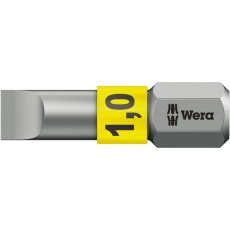 【056066】WERA ベラ ドライバービット 刃先サイズ1.0x5.5 全長25mm 