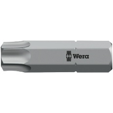 【066320】WERA ベラ TORSION  トルクスネジ用 ドライバービット トーションビット設計 刃先サイズ6.35mm 刃先サイズTX40 全長25mm  