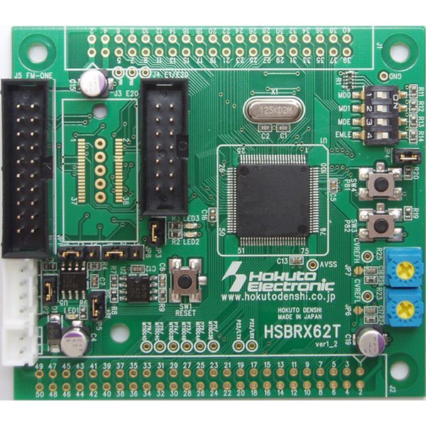 【HSBRX62T-38P(R5F562TAADFP)】HSBRX62Tマイコンボード R5F562TAADFP搭載モデル/オプションコネクター搭載