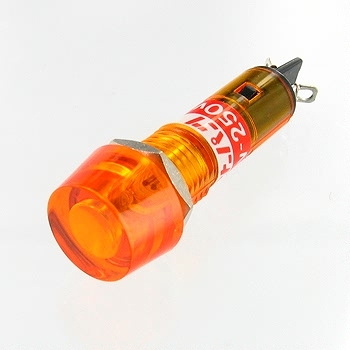 【BN-5701-2-OR】ネオンブラケット 円筒型 AC200V~250V 橙