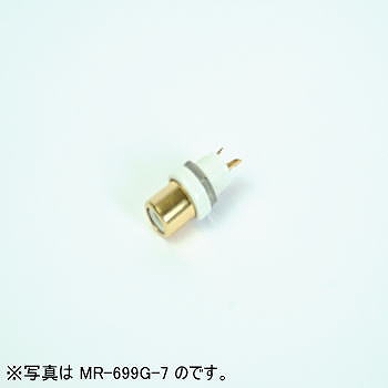 【MR-699G-6】RCA絶縁ジャック(パネル取付タイプ)黄