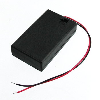【SBH4311AS】スイッチ付き電池ケース 単4×3本