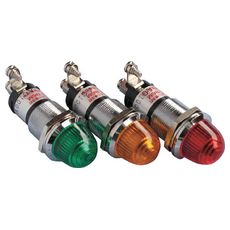 【DO8-B6M-AC100V-G/G】ランプ交換型超高輝度LED表示灯(AC100V接続) 緑 φ16