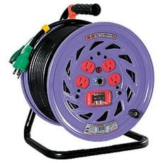 【NFEK34】電工ドラム 標準型100Vドラム アース過負荷漏電しゃ断器付 30m