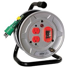 【NSEK12】電工ドラム 標準型100Vドラム アース過負荷漏電しゃ断器付 10m