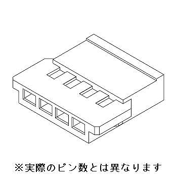 【510050200】2.0mmピッチ 中継用リセプタクルハウジング 極数2(10個入)