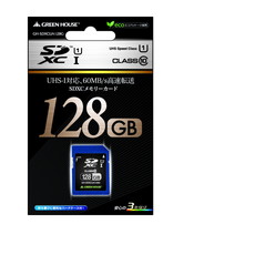 【GH-SDXCUA128G】SDXCメモリーカード UHS-I クラス10 128GB