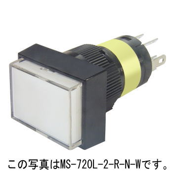 【M2DJ-90A1-00EW】表示灯(長方形・照光部:白)